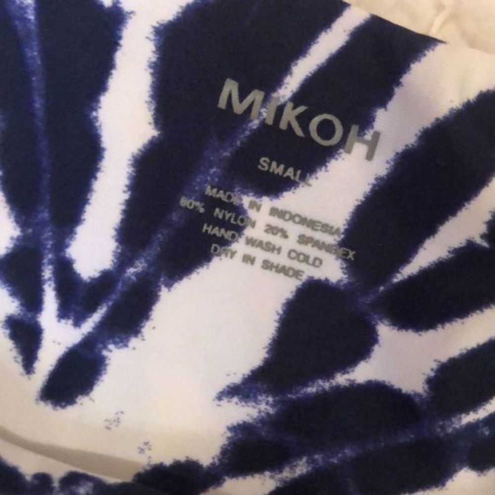 MIKOH moorea macrame one piece tie dye bathing suit - Picture 6 of 11